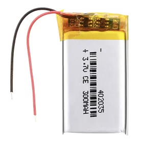 Li-Pol battery 300mAh, 3.7V, 402035 | AMPUL.eu
