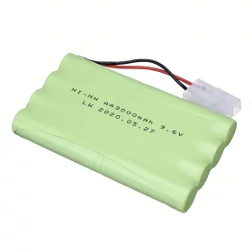 Ni-MH-batteri 3000mAh, 9,6V, TAMIYA-kontakt, AMPUL.eu