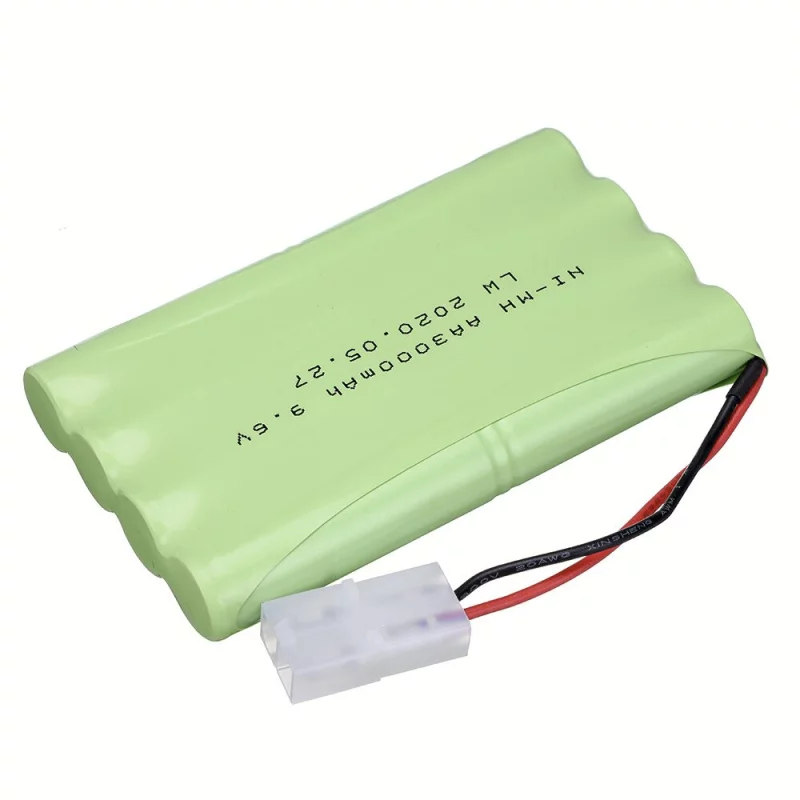Batterie Ni-MH 3000mAh, 9.6V, connecteur TAMIYA