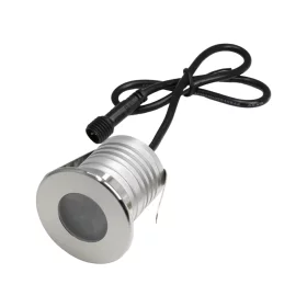 Mini plafón LED impermeable 3W, acero inoxidable | AMPUL.eu