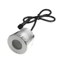 Wasserdichte Mini-LED-Gartenlampe mit einer Leistung von 3 W. Durchmesser 48 mm. Edelstahl mit IP68-Schutz.