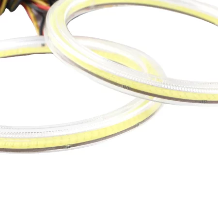 COB LED Ringe Durchmesser 100mm - Zweifarbig weiß/gelb