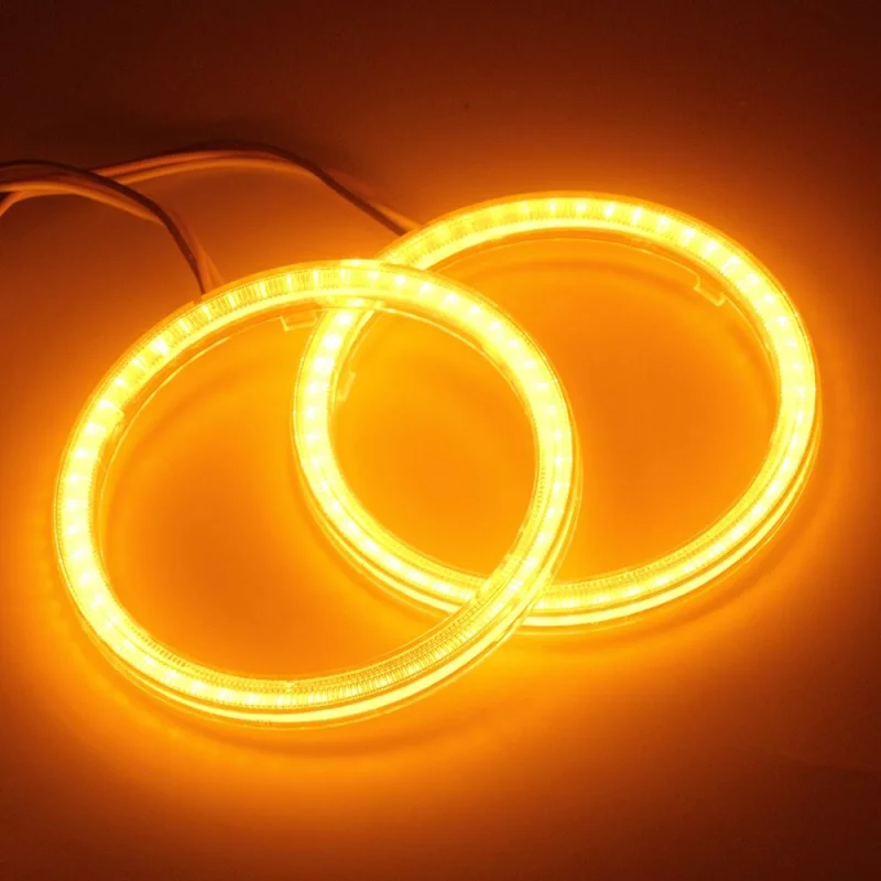 60mm Dual Color COB LED Rings - White/Yellow