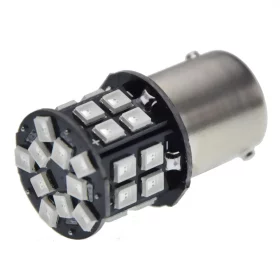 BA15S, 30 SMD 5050 LEDs, 6 V - Rot | AMPUL.eu