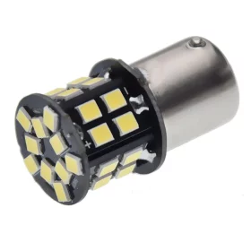 BAY15D, 30 SMD 5050 LED, 6V - Fehér, fordított polaritás | AMPUL.eu