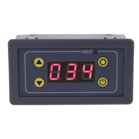 12V Digital Clock Car LED Electronic Clock Time Alarm Voltage