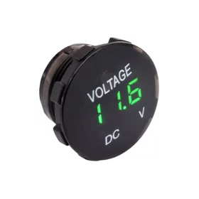 Digital voltmeter 6V - 33V, grön bakgrundsbelysning