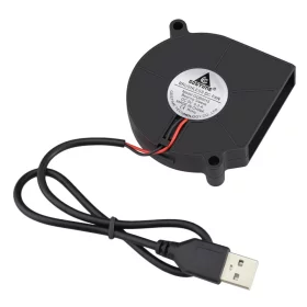 Blower fan 60x60x15mm, 5V DC with USB connector | AMPUL.eu