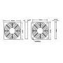Fan grid 60x60mm with replaceable dust filter | AMPUL.eu