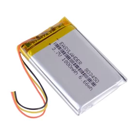 Li-Pol batteri 1500mAh, 3,7V, 803450, 3 ledninger | AMPUL
