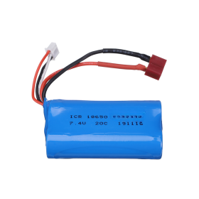 Li-Pol batteri 3200mAh, 7,4V, 18650, T-kontakt | AMPUL