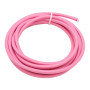 Retrokabel rund, tråd med textilöverdrag 2x0.75mm, rosa |