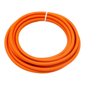 Retro cable round, wire with textile cover 2x0.75mm, orange
