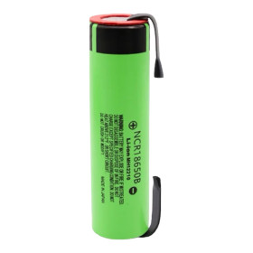 Li-Pol batteri NCR18650B, 3400mAh med remsor | AMPUL
