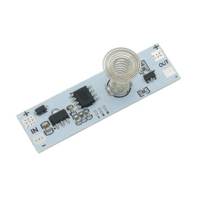 Comutator tactil pentru benzi LED din banda, 12mm, capacitiv | AMPUL