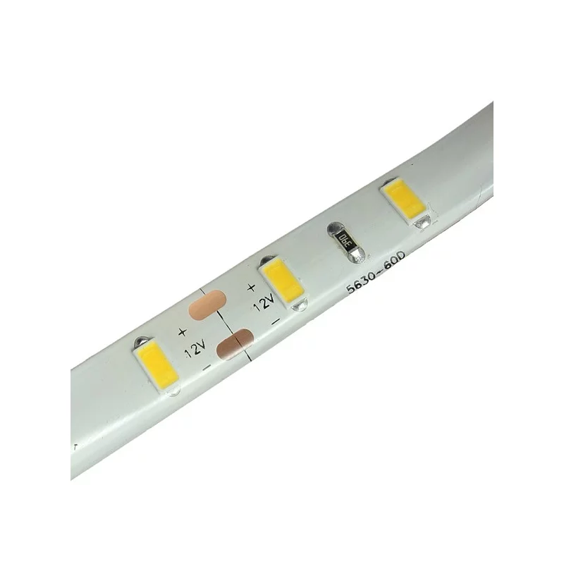 LED-Streifen 12V 60x 5630 SMD, wasserdicht - Warmweiß