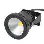 LED Reflektor vodotesný čierny 12V, 10W, teplá biela |