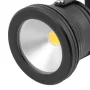 LED Reflektor vodotesný čierny 12V, 10W, teplá biela |