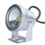 Faretto LED impermeabile argento 12V, 10W, bianco | AMPUL.eu