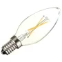 LED žiarovka AMPSM02 Filament, E14 2W, biela | AMPUL.eu