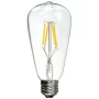 LED žárovka AMPST64 Filament, E27 4W, teplá bílá | AMPUL.eu