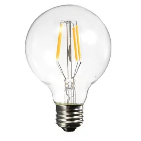 LED-Lampe AMPG80 Filament, E27 4W, warmweiß | AMPUL.eu