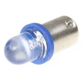 LED 10 mm vtičnica BA9S - modra | AMPUL.eu