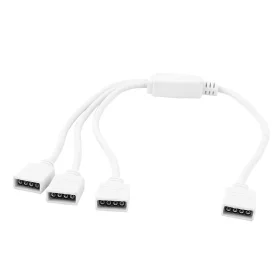 Rozbočka kabelová pro RGB pásky, bílá, 3x výstup | AMPUL.eu