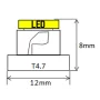 T4.7, 1x 5050 SMD LED - keltainen | AMPUL.eu