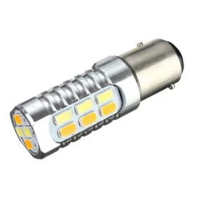 BAY15D, 5630 SMD Samsung LED, Switchback - White/Yellow
