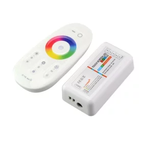 Controlador RGB blanco 24A, controlador RF táctil, AMPUL.eu