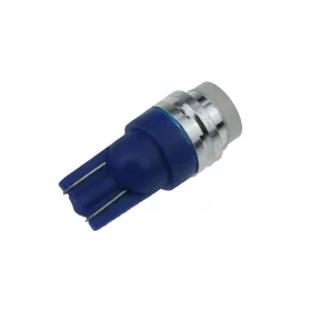1W COB LED s podnožjem T10, W5W - modra | AMPUL.eu