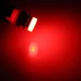 1W COB LED med T10 sokkel, W5W - Rød | AMPUL.eu