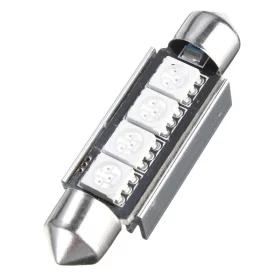 LED 4x 5050 SMD SUFIT Aluminium køling, CANBUS - 42mm, Blå