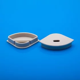 End cap for profile ALMP74, rounded with hole | AMPUL.eu