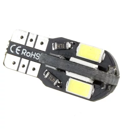 CANBUS LED 8x 5730 SMD socket T10, W5W - White