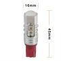 T10, 50 W CREE LED visoke snage - crvena | AMPUL.eu