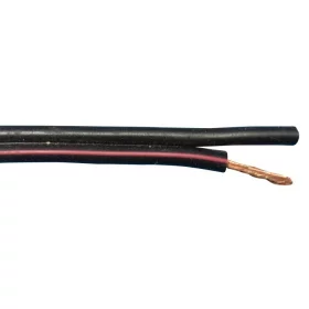 Double line 2x0.75mm, black/red, AMPUL.eu
