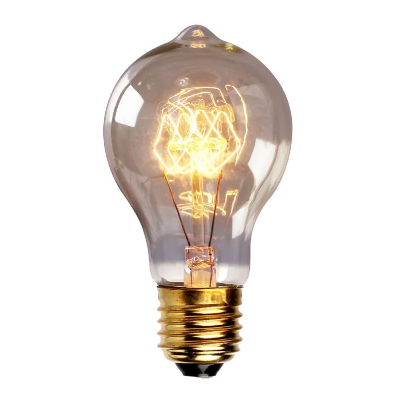 Ampoule rétro design Edison T2 60W, douille E27