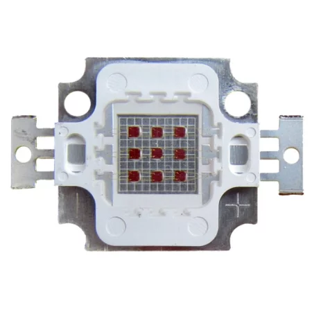 SMD LED dióda 10W, vörös 660nm | AMPUL.eu