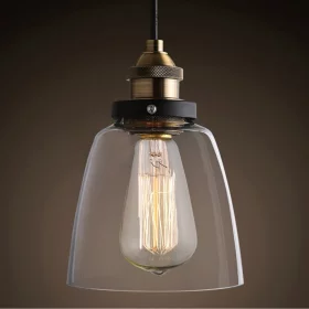 Lampa wisząca retro AMR967S, styl vintage | AMPUL.eu