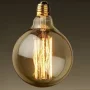 Dizajnová retro žiarovka Edison O11 60W priemer 125mm