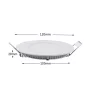 LED ceiling luminaire for plasterboard round 6W, warm white