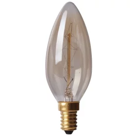 Dizajnová retro žiarovka Edison I2 40W, pätica E14 |