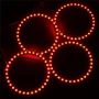 LED-ringar diameter 80mm - RGB-set med infraröd drivrutin |