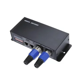 Contrôleur DMX 512 pour bandes RGB, 3 canaux 8A | AMPUL.eu