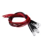 LED Diode 5mm with resistor, 20cm, Red | AMPUL.eu