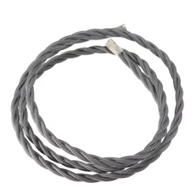 Retro-Kabelspirale, Draht mit Textilummantelung 3x0,75mm