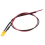 LED Diode 5mm with resistor, 20cm, Orange diffuse | AMPUL.eu