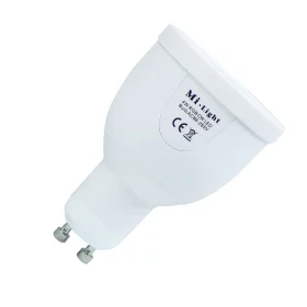 MI-Light żarówka LED GU10 sterowana przez 2,4Ghz, RGB biała